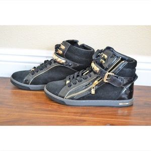 Black/Gold Michael Kors Sneakers